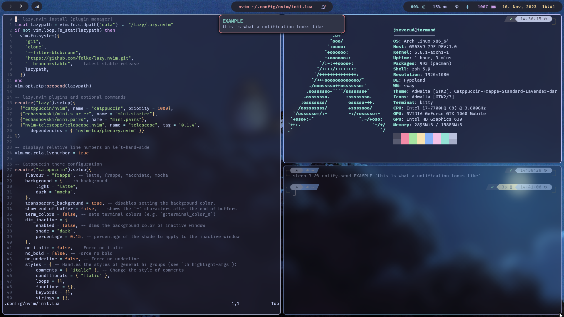 Hyprland on Arch